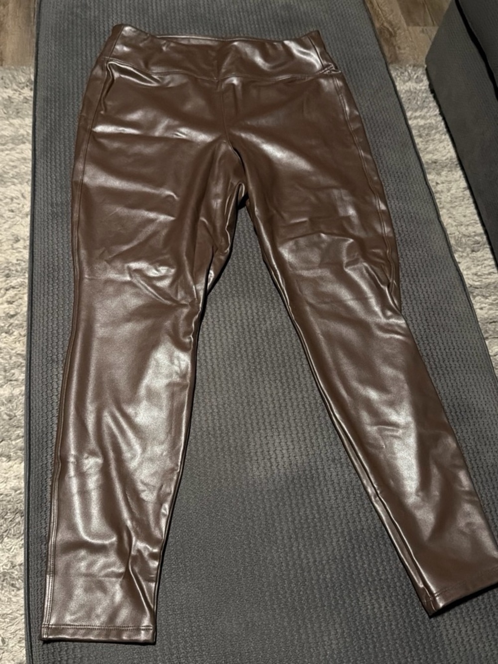 GAP Brown Faux Leather Leggings